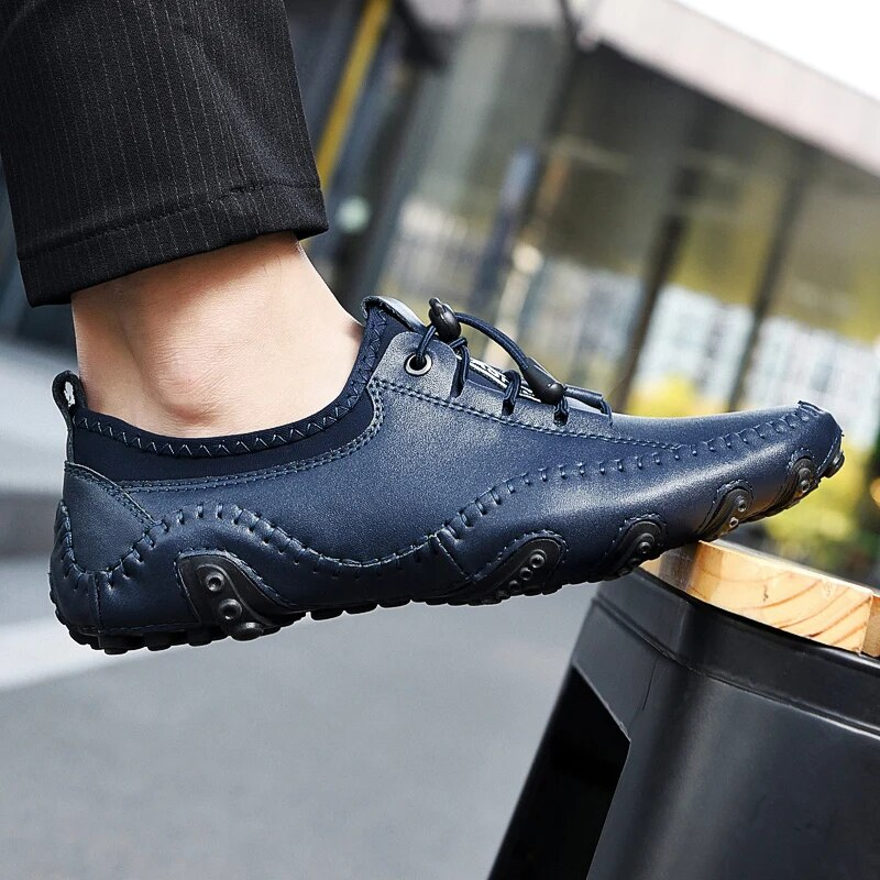 LIVORNO LEATHER LOAFERS