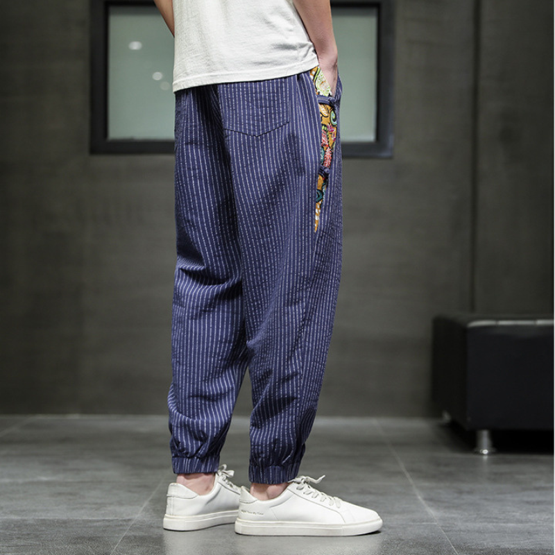 SOHO ART STRIPED JOGGERS