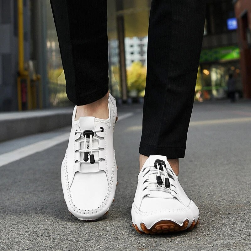 LIVORNO LEATHER LOAFERS