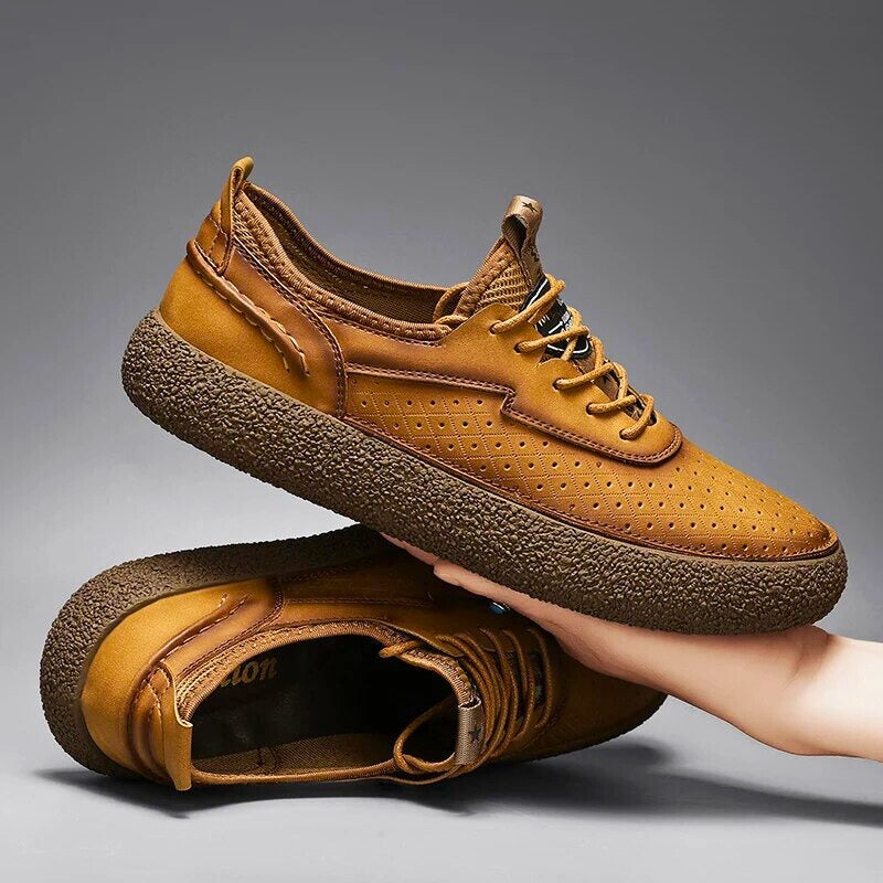 NOLAN LEATHER SNEAKERS