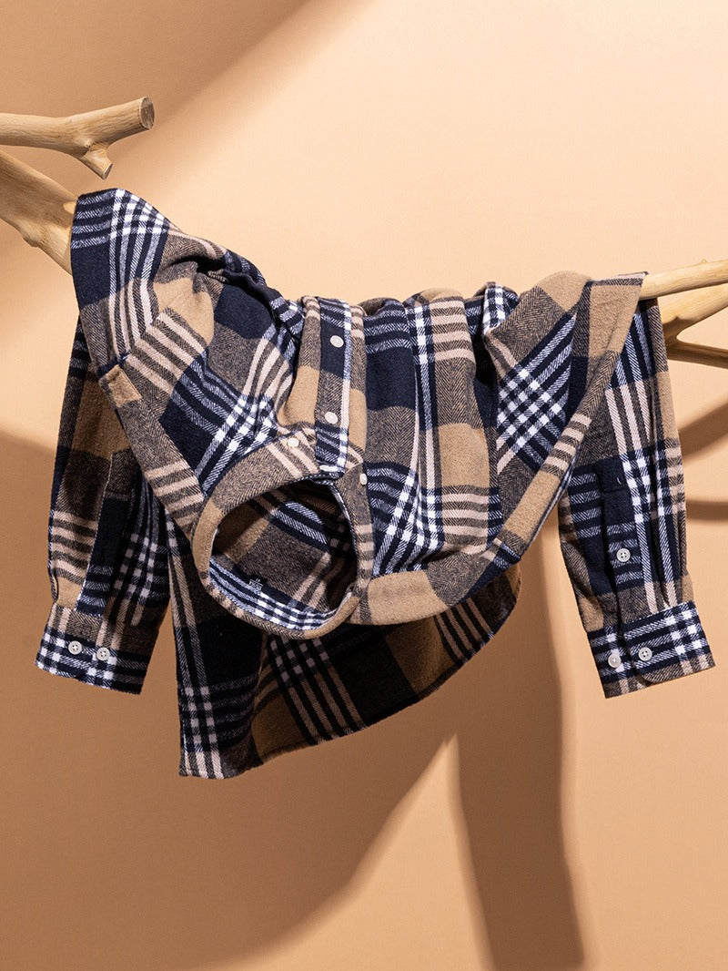 COTTON PLAID SHIRT