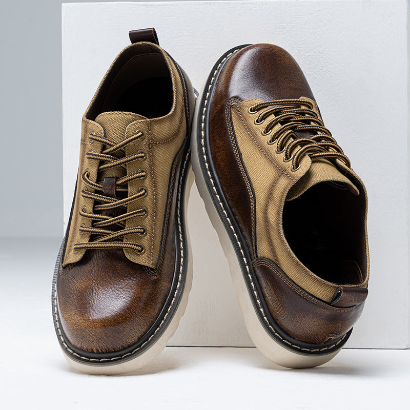 VALENTIN LEATHER DERBIES