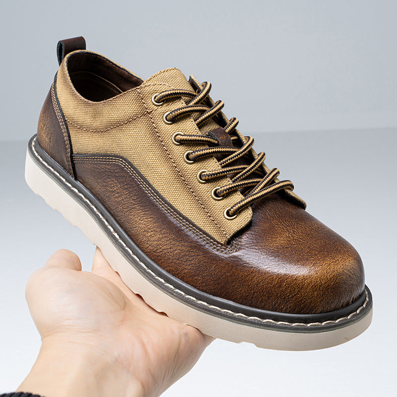 VALENTIN LEATHER DERBIES