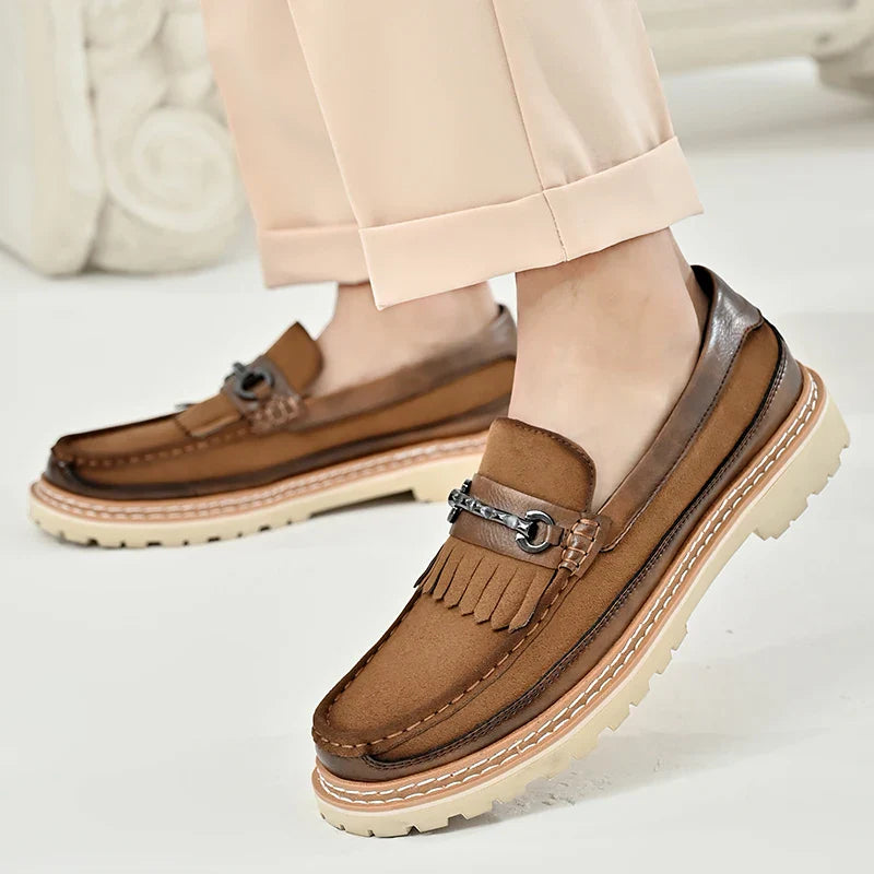 SERAFINO SUEDE LOAFERS