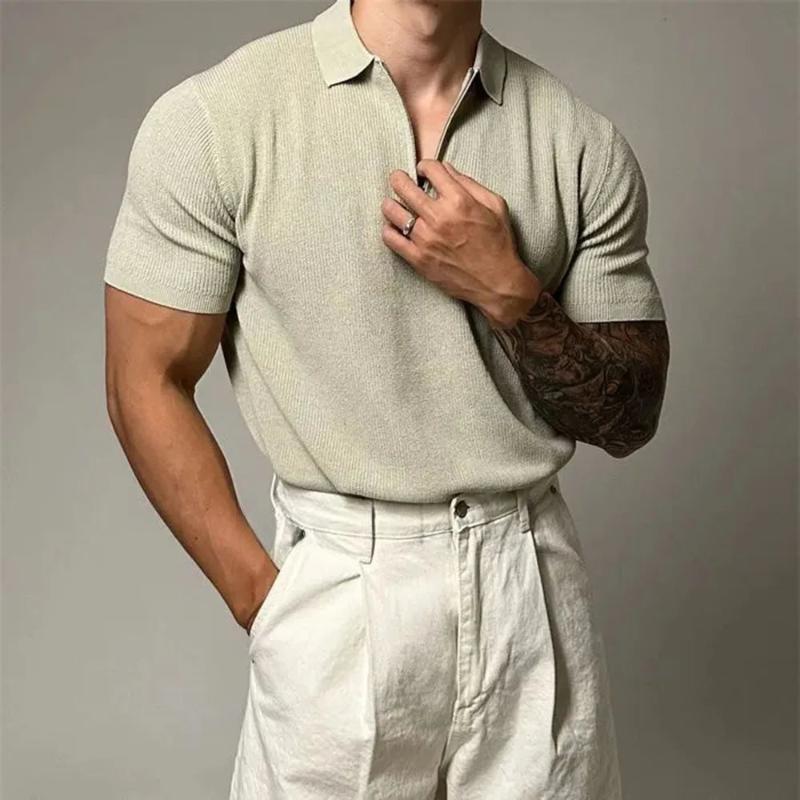 BRANDO ZIP POLO SHIRT