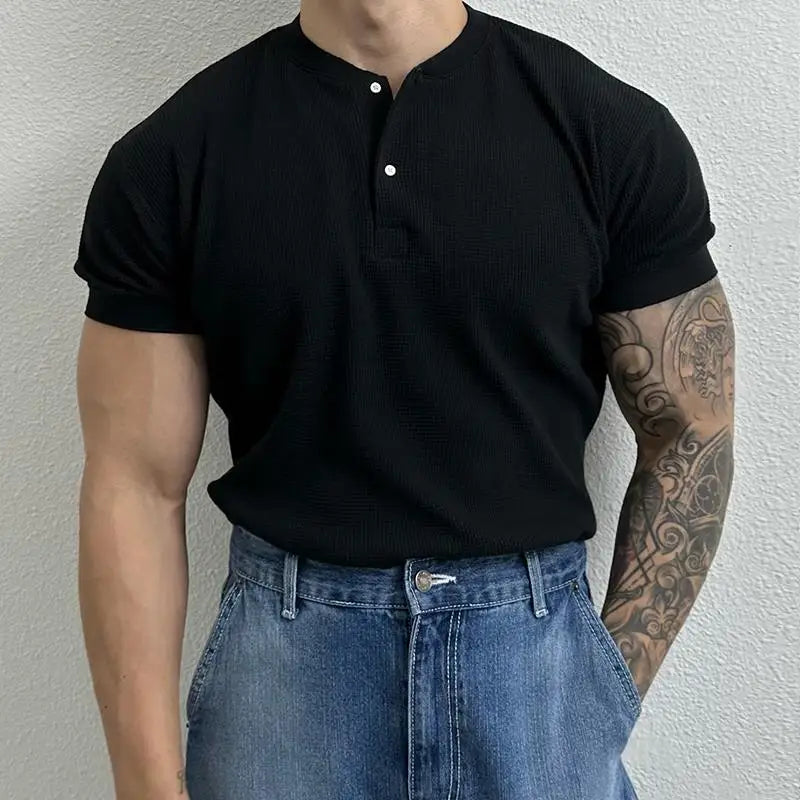 THORNE WAFFLE KNIT TEE