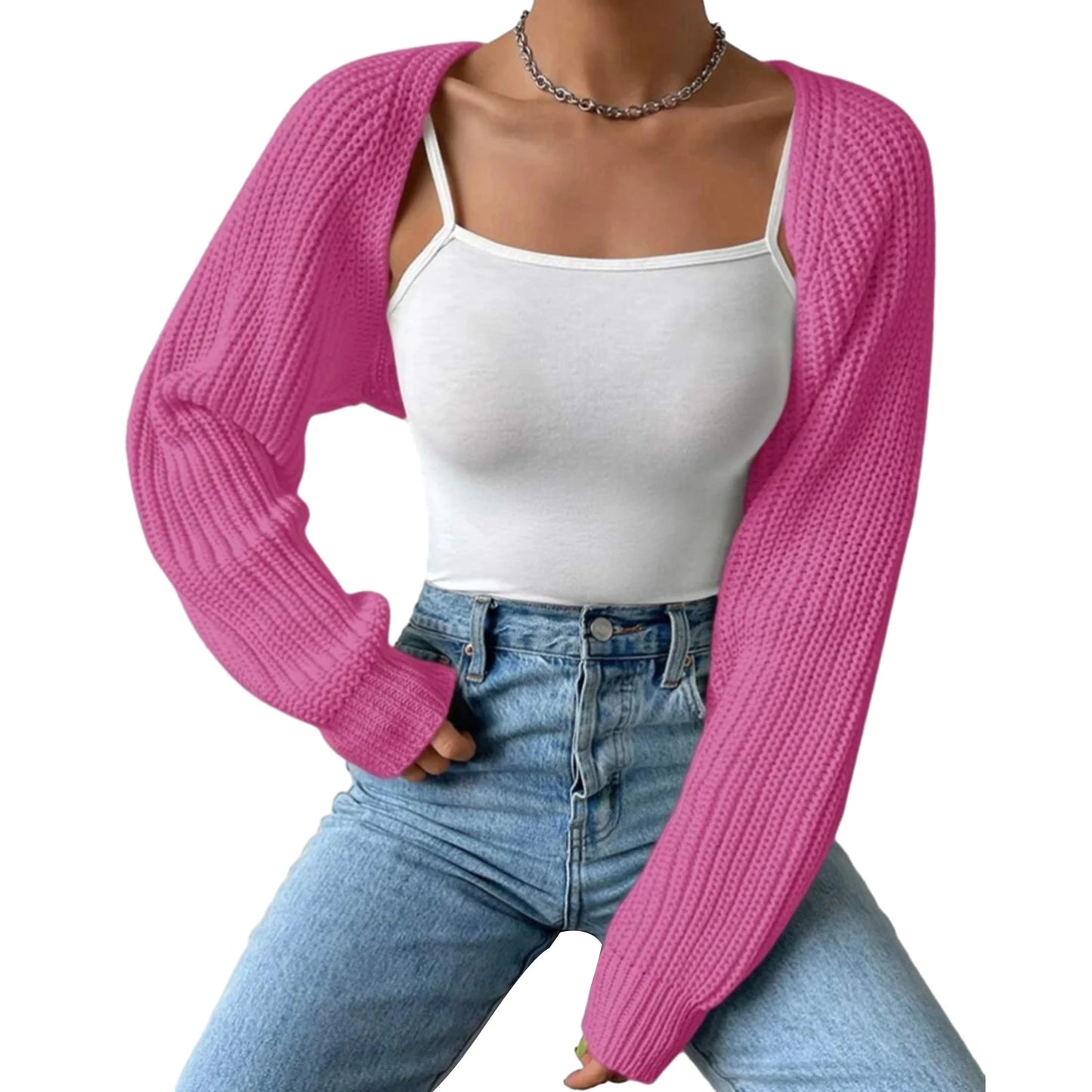 NOVALITE KNIT SHRUG