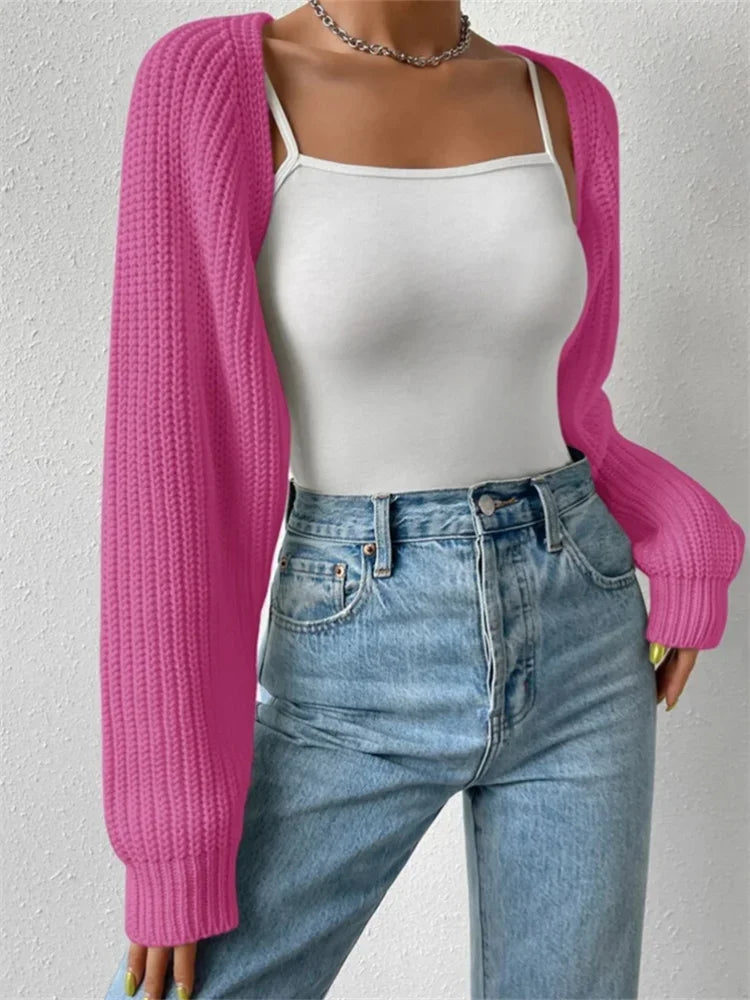 NOVALITE KNIT SHRUG