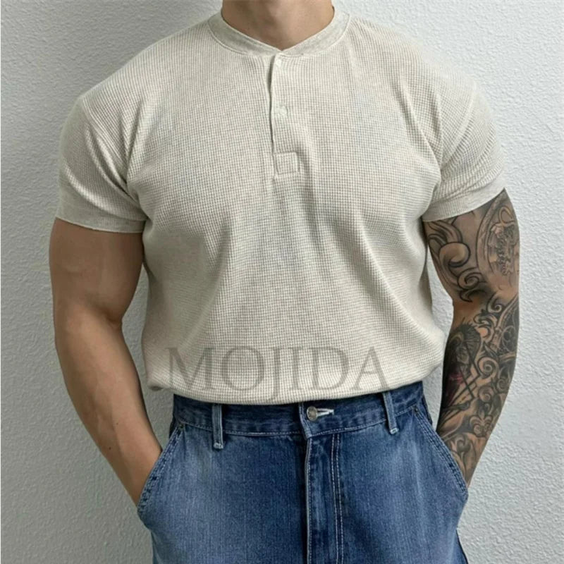 THORNE WAFFLE KNIT TEE
