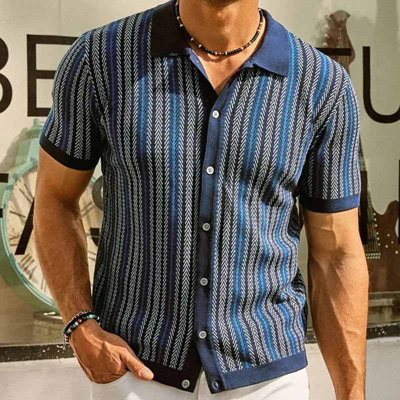 Miragé™ Herringbone Button-Down