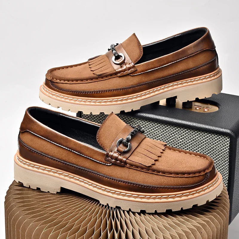 SERAFINO SUEDE LOAFERS