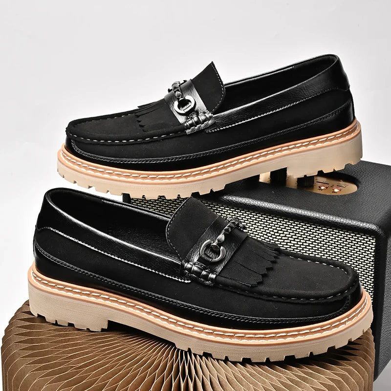 SERAFINO SUEDE LOAFERS