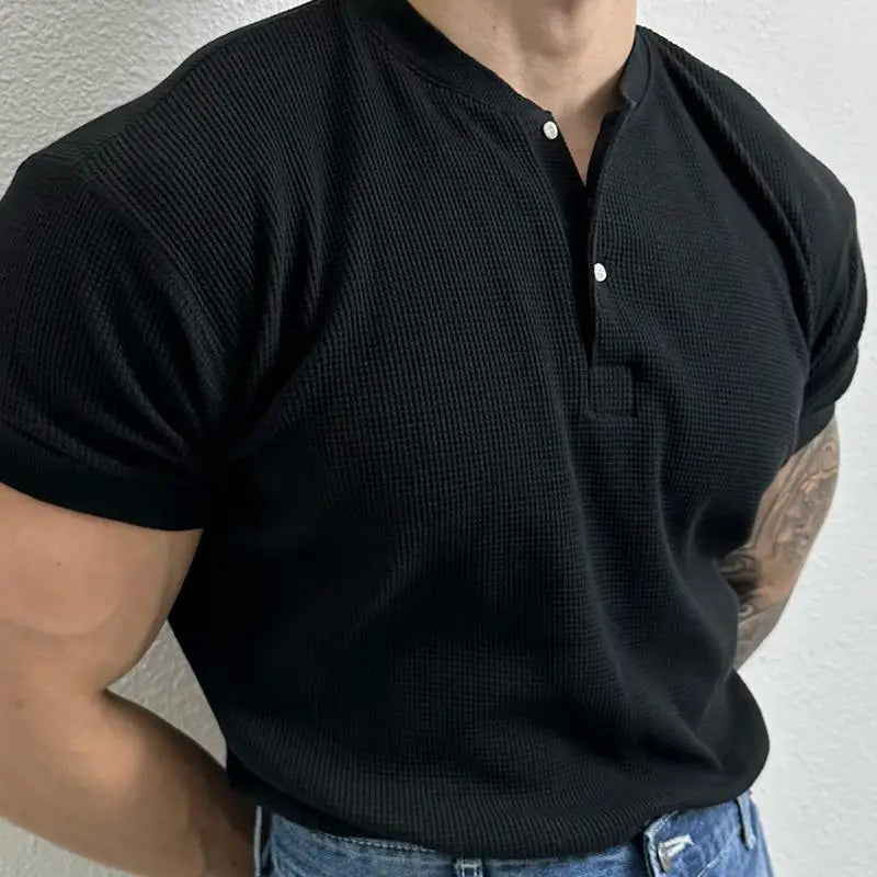 THORNE WAFFLE KNIT TEE