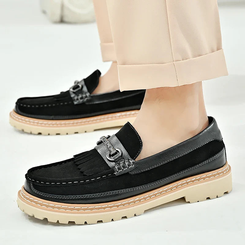 SERAFINO SUEDE LOAFERS