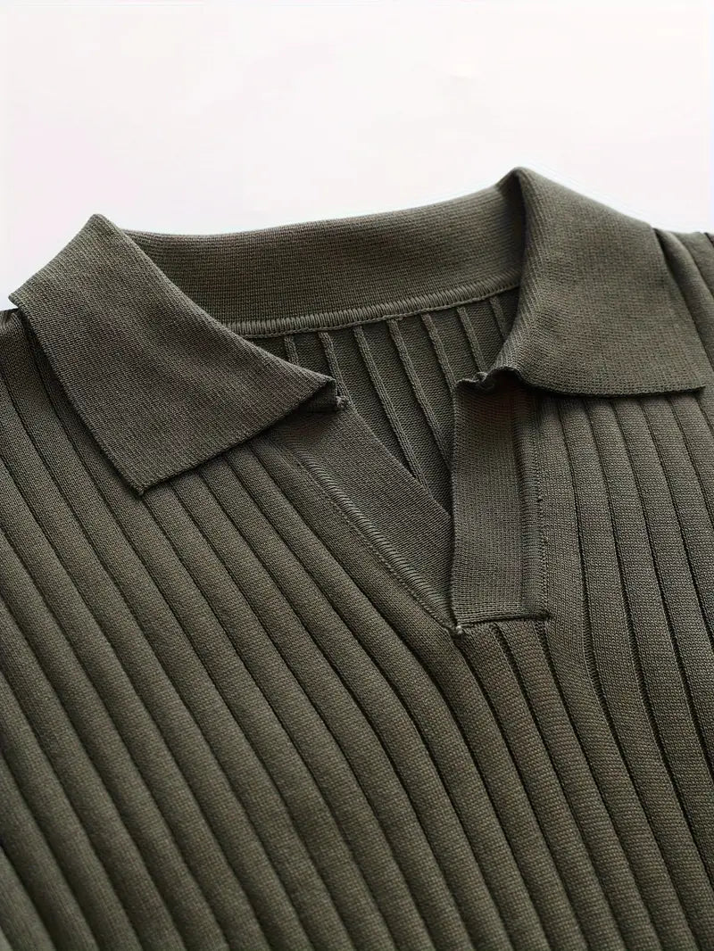 MUSKELFIT-STRICKPULLOVER