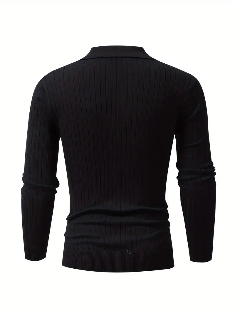 MUSKELFIT-STRICKPULLOVER