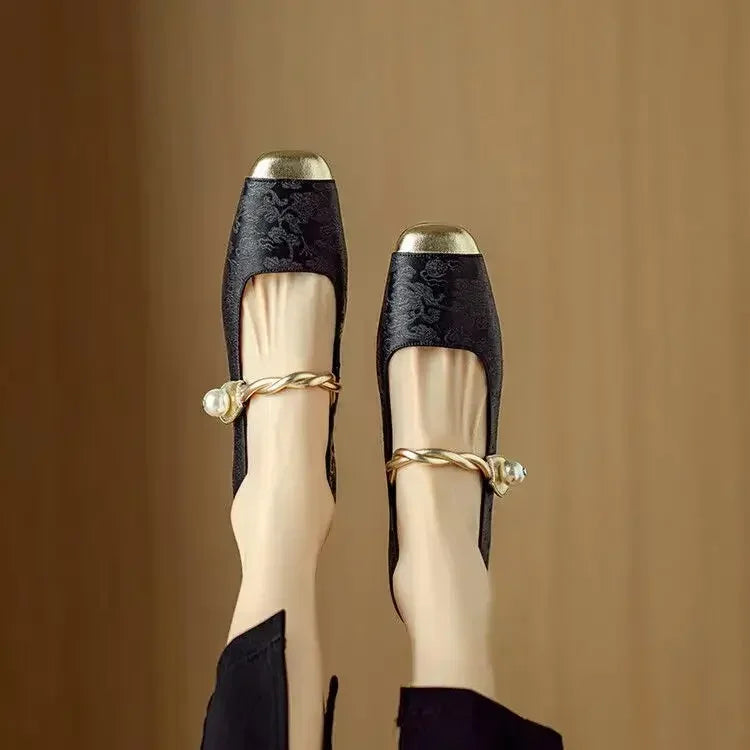 Valencia Jewel Heel Pumps