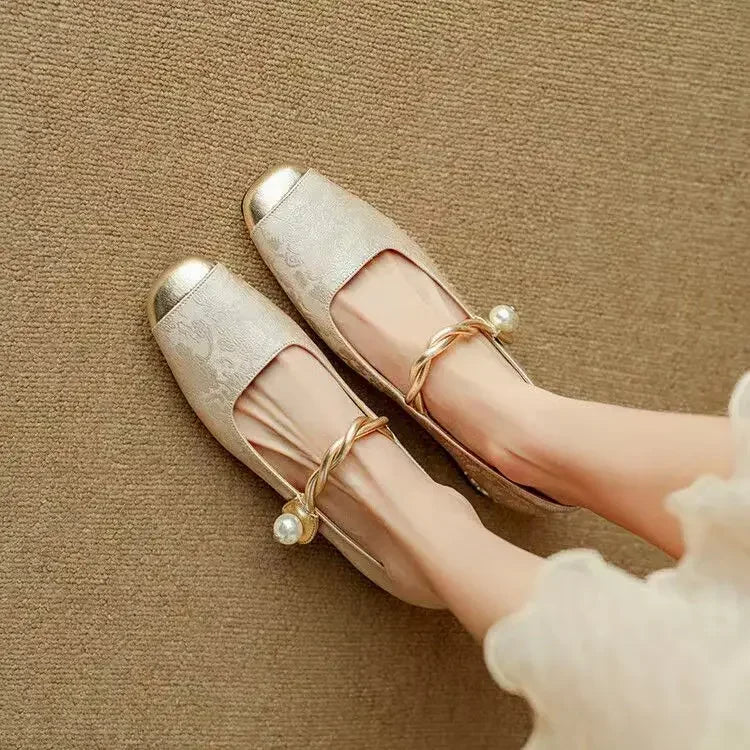 Valencia Jewel Heel Pumps