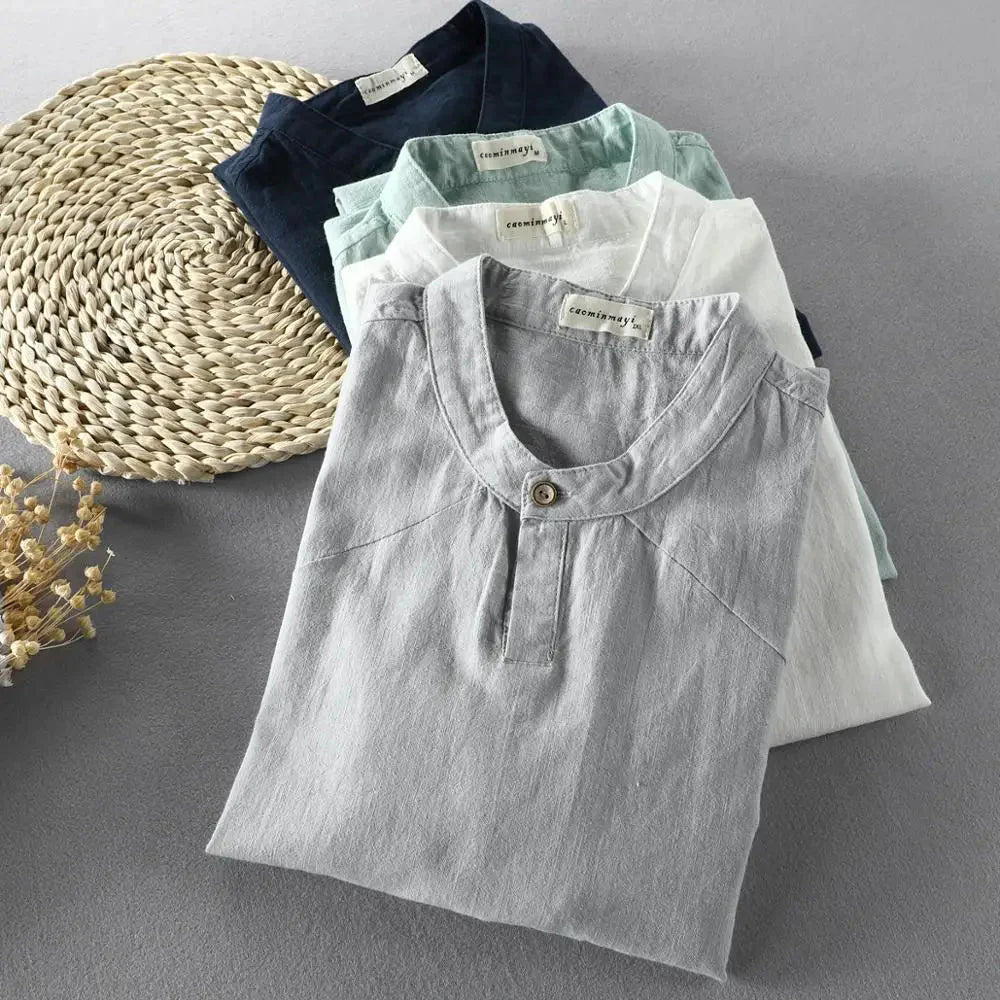 VINCENZO LINEN SHIRT