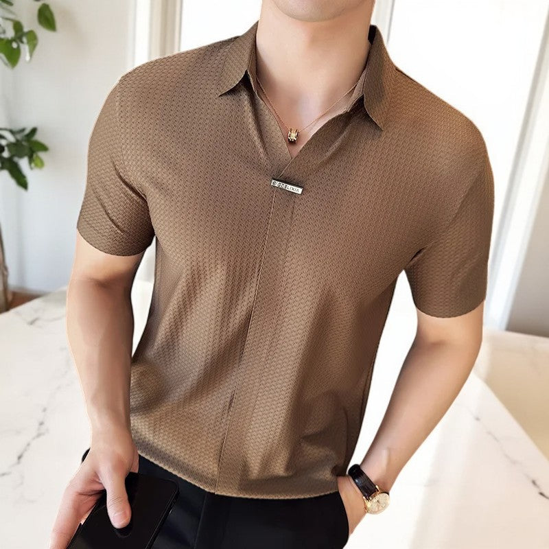 VANTON TEXTURED POLO