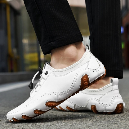 LIVORNO LEATHER LOAFERS