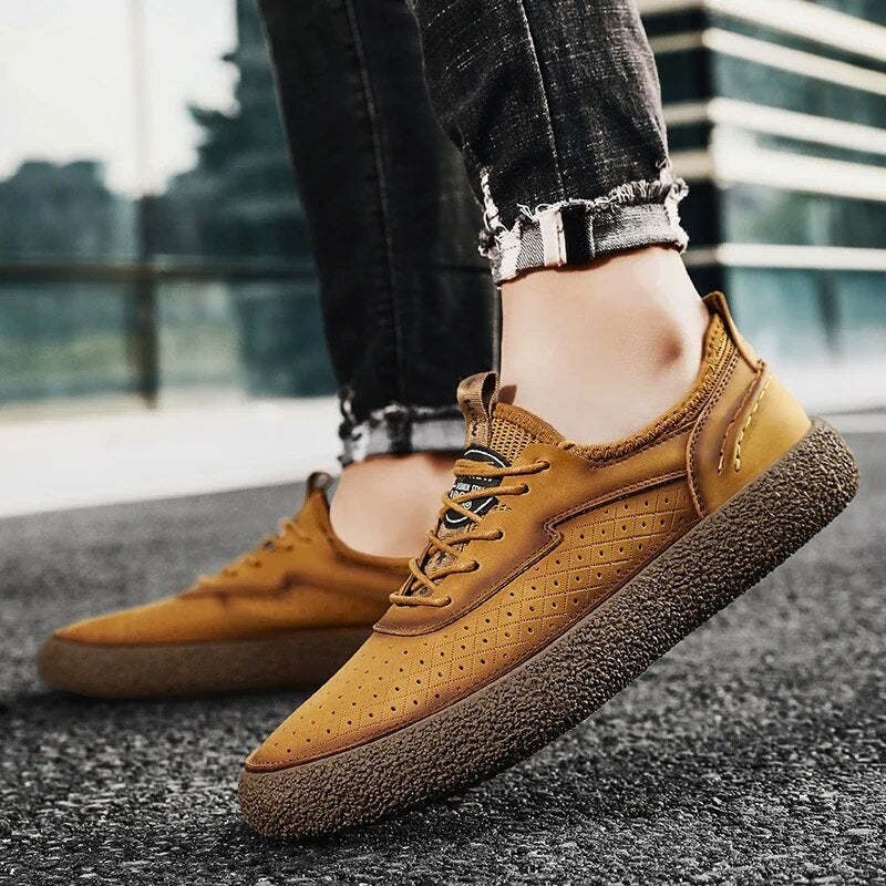 NOLAN LEATHER SNEAKERS