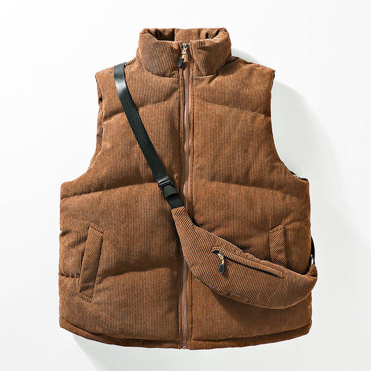 HALDEN CORDUROY PUFFET VEST
