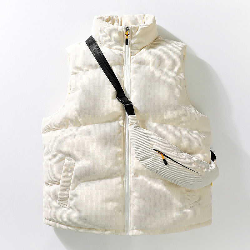 HALDEN CORDUROY PUFFET VEST