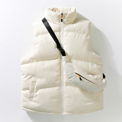 HALDEN CORDUROY PUFFET VEST