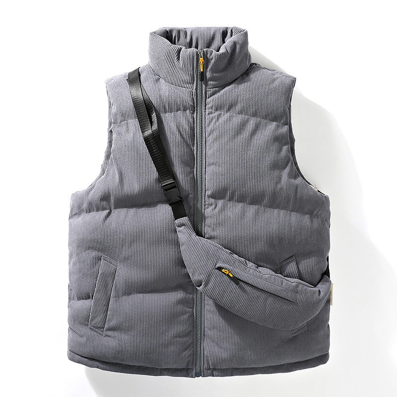 HALDEN CORDUROY PUFFET VEST
