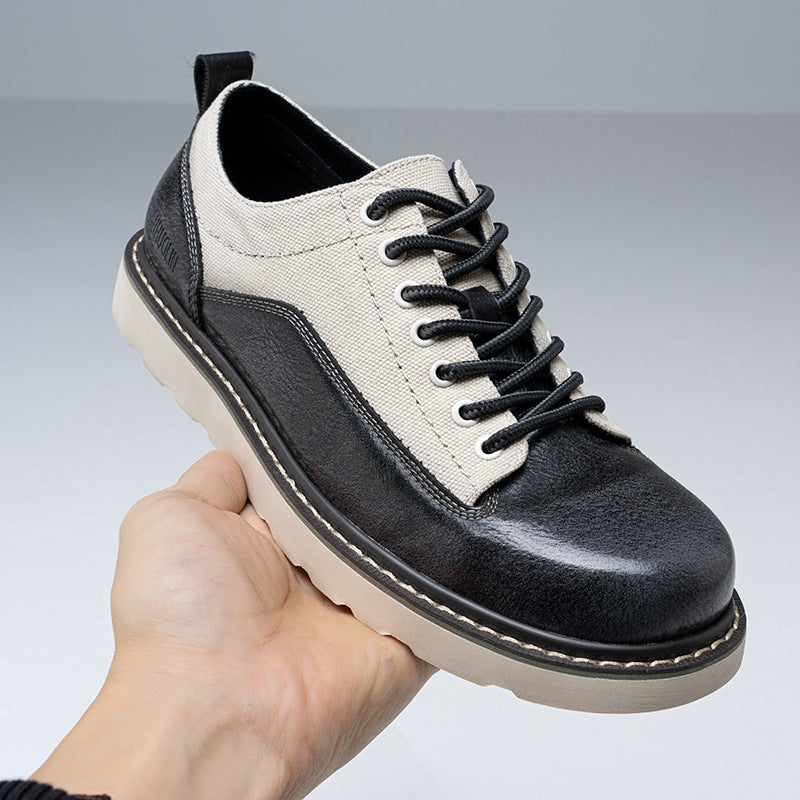 VALENTIN LEATHER DERBIES
