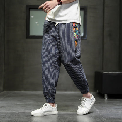 SOHO ART STRIPED JOGGERS