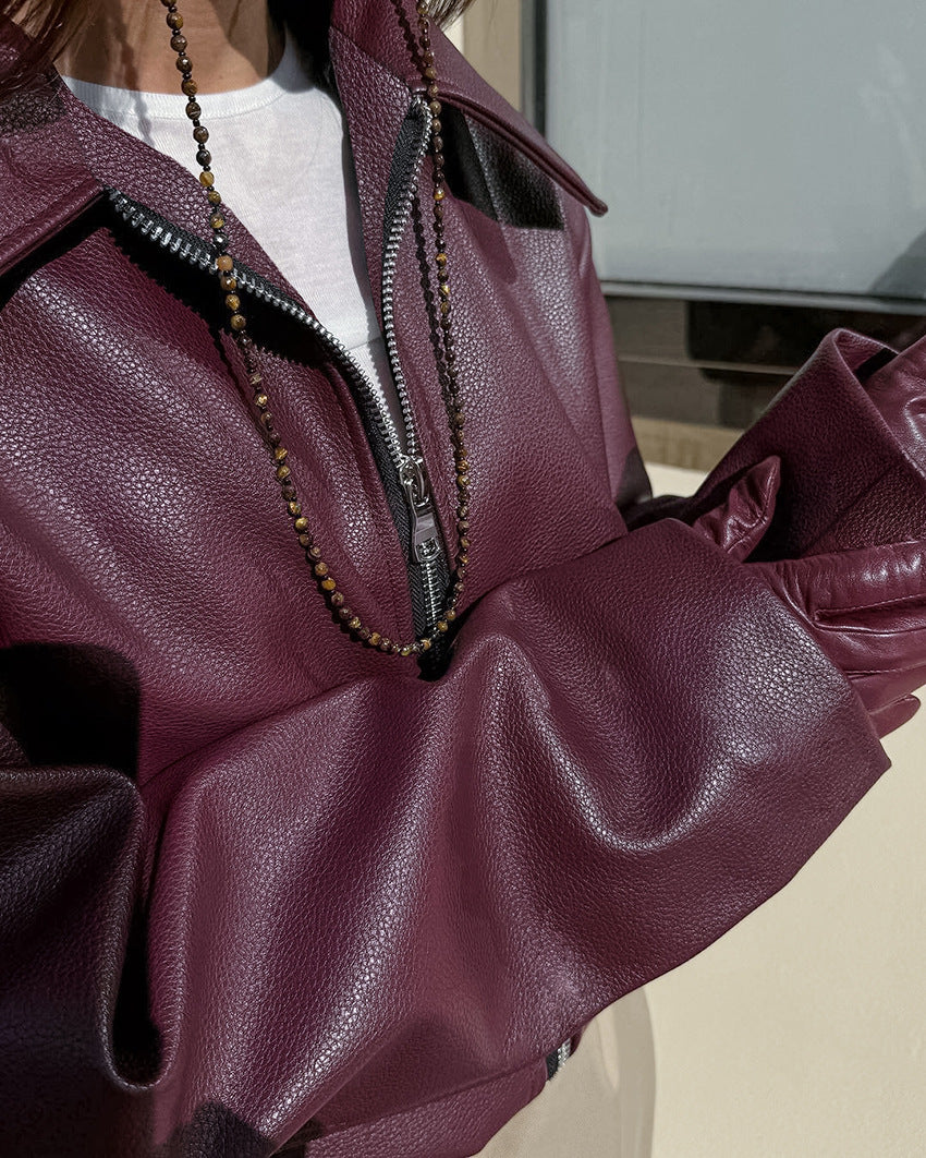 AURORA LEATHER JACKET