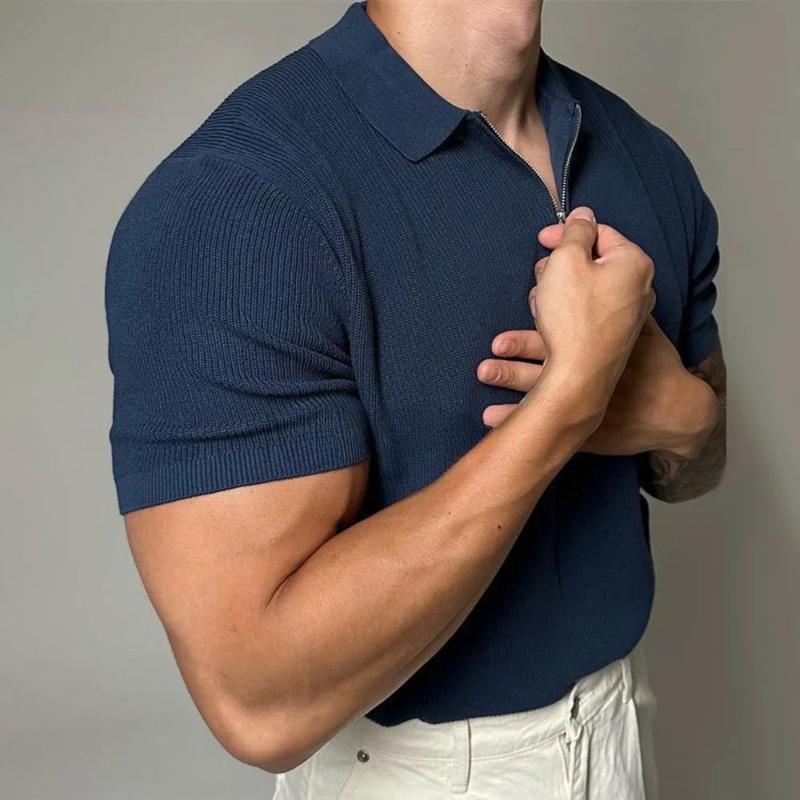 BRANDO ZIP POLO SHIRT