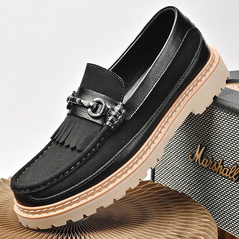 SERAFINO SUEDE LOAFERS