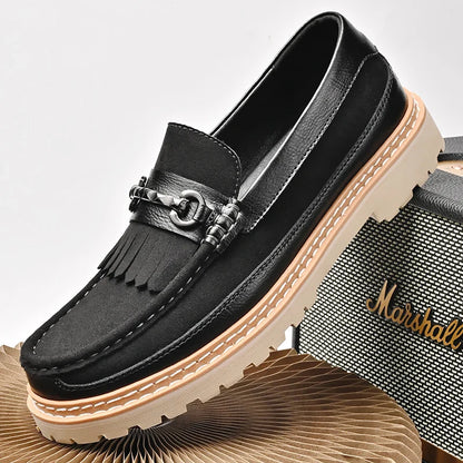 SERAFINO SUEDE LOAFERS