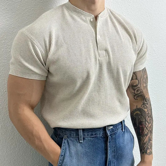 THORNE WAFFLE KNIT TEE