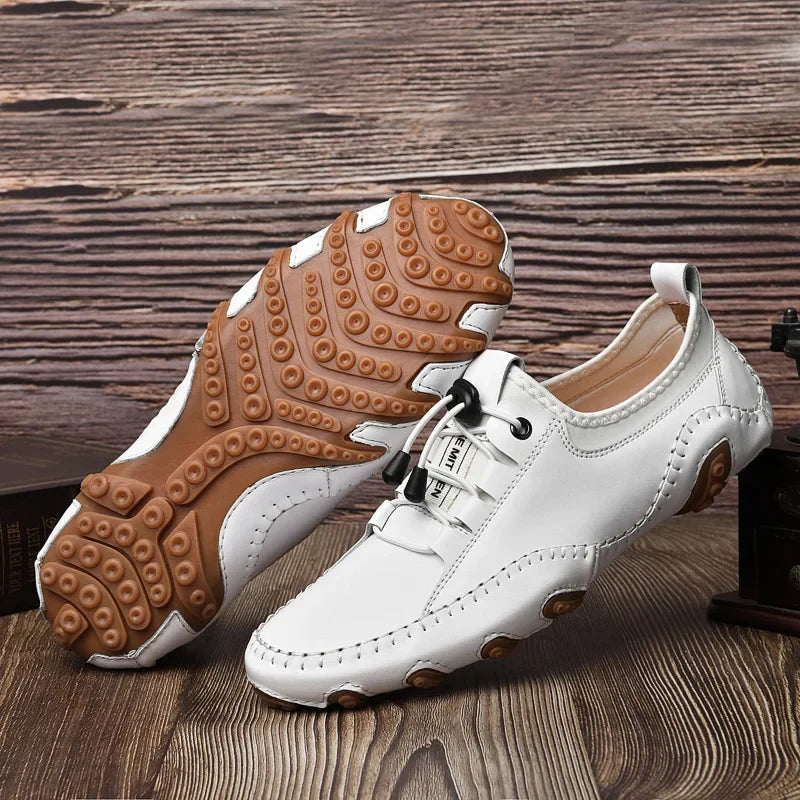 LIVORNO LEATHER LOAFERS