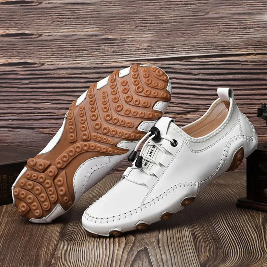 LIVORNO LEATHER LOAFERS