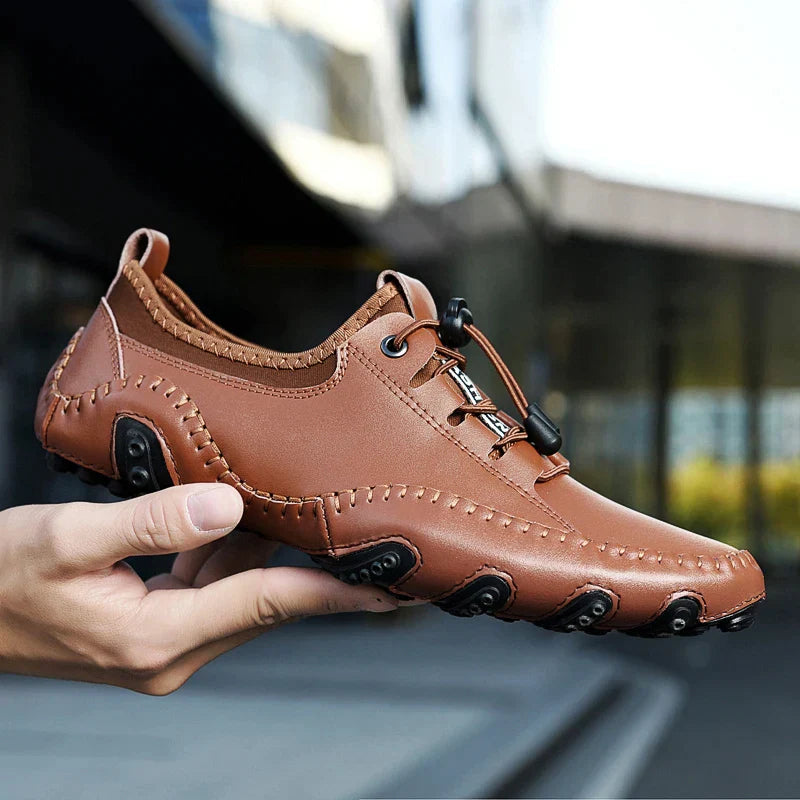 LIVORNO LEATHER LOAFERS