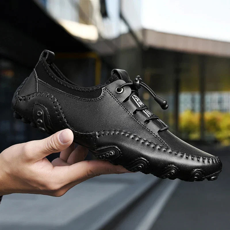 LIVORNO LEATHER LOAFERS