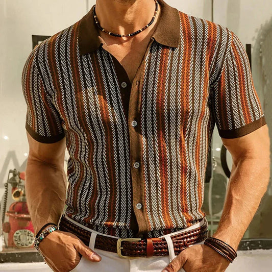 Miragé™ Herringbone Button-Down