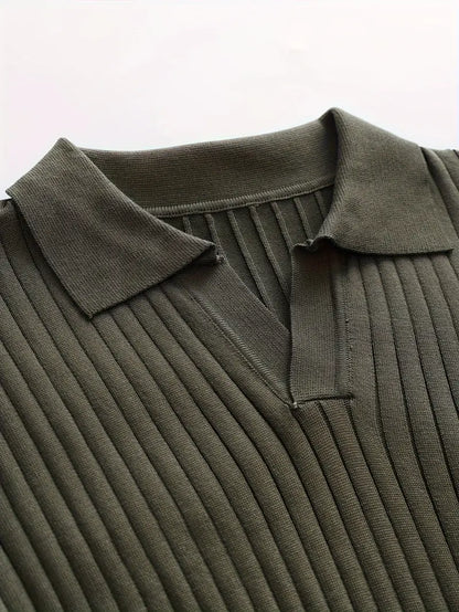 MUSKELFIT-STRICKPULLOVER