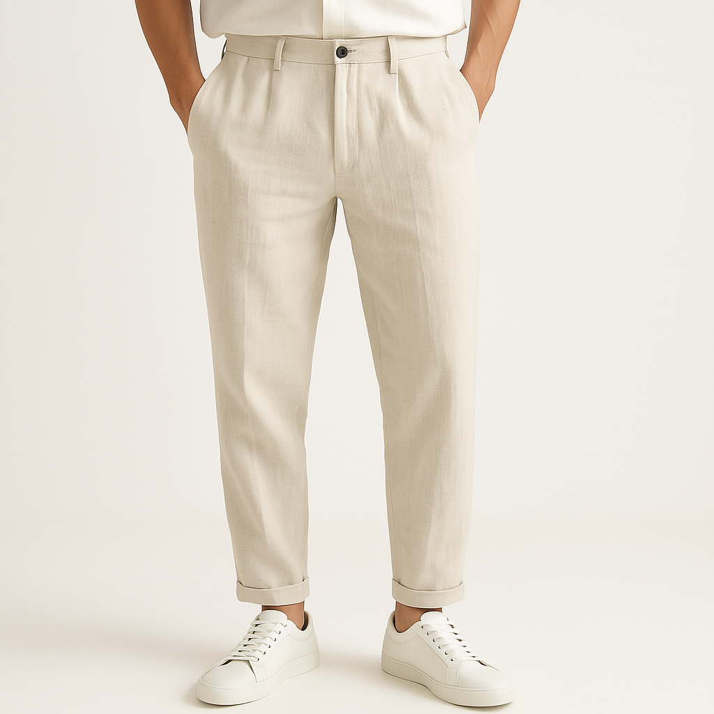 CÔTE LINEN TROUSERS