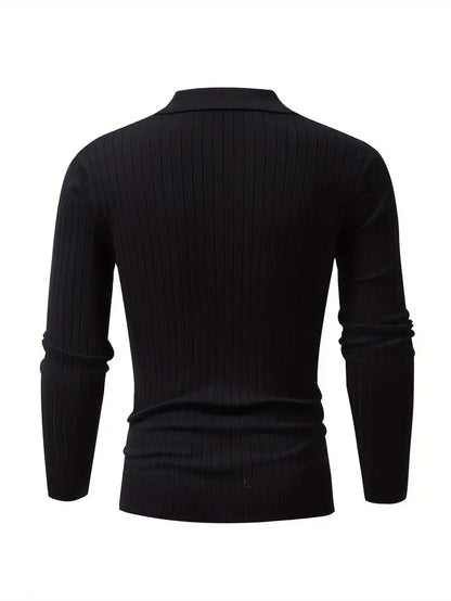 MUSKELFIT-STRICKPULLOVER